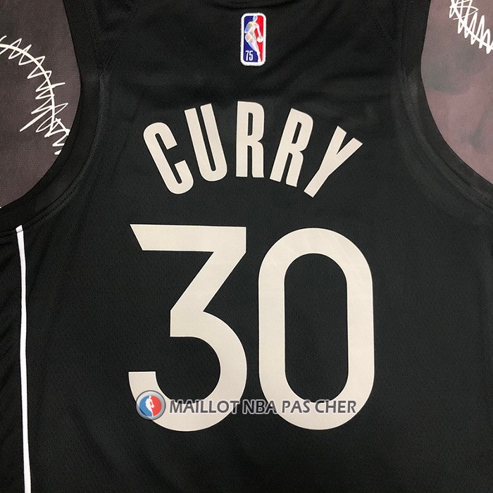 Maillot Golden State Warriors Stephen Curry NO 30 Select Series 2022 Noir